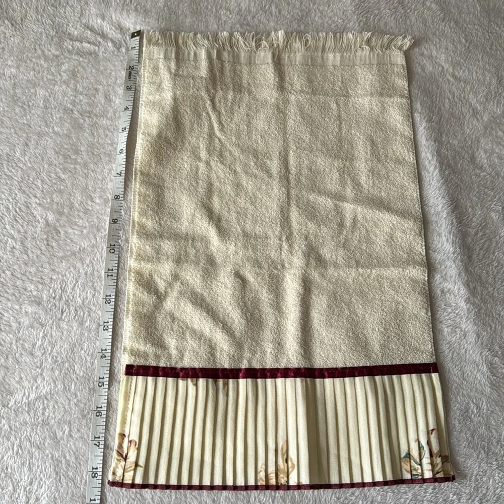3 piece decorative bath towel set